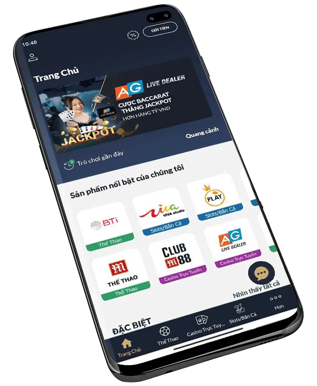 Giao diện vui123 casino thân thiện