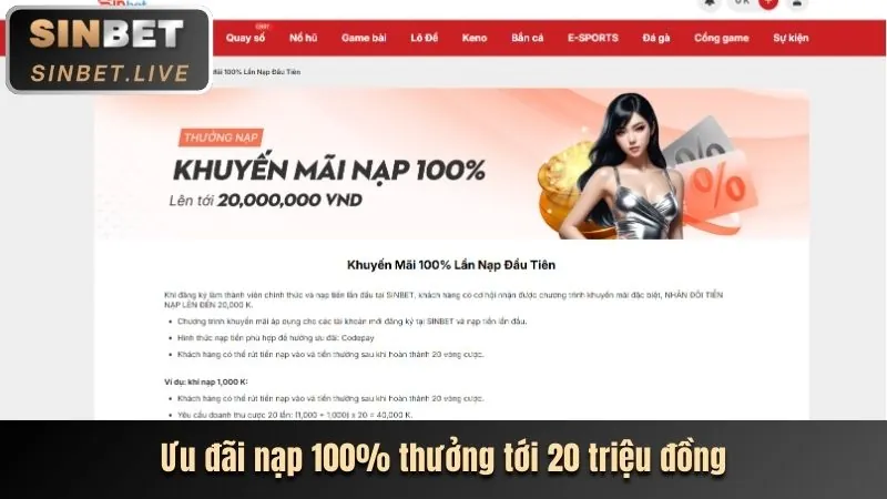 Khuyến khích đăng ký tài khoản mới tại vui123 casino